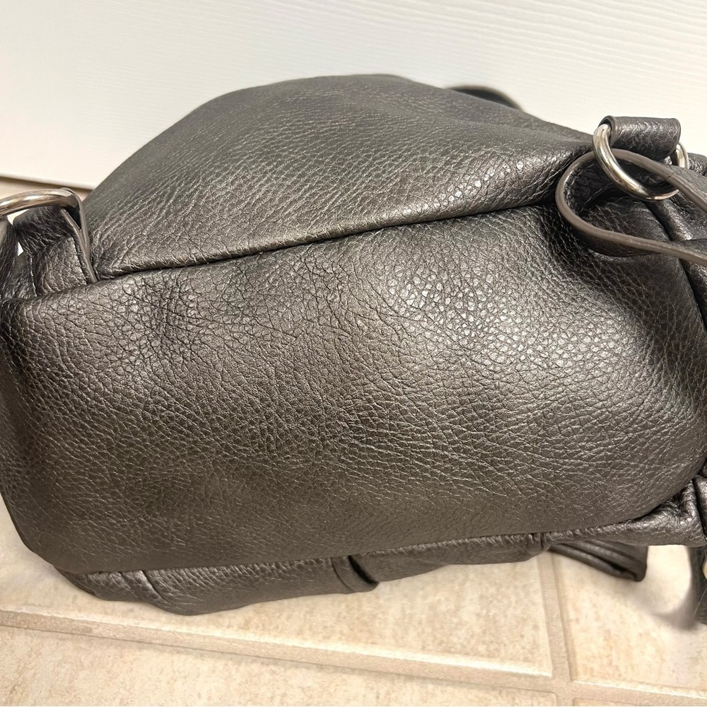 MAC+JAC Silver bowl Medium Backpack preppy academic - Picture 7 of 11